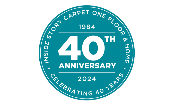 40th Anniversary Logo for Inside Story Carpet One